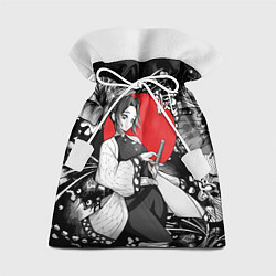 Мешок для подарков Шинобу Кочо бабочка - убийца демонов, цвет: 3D-принт