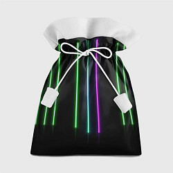 Подарочный мешок Neon stripes