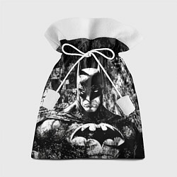 Подарочный мешок Бэтмен черно-белый стиль