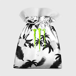 Подарочный мешок Monster energy пальмы