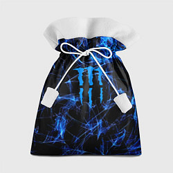 Подарочный мешок Monster energy искры дымы