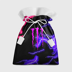Подарочный мешок Monster energy неоновый шторм