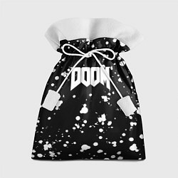 Подарочный мешок Doom белые краски всплеск