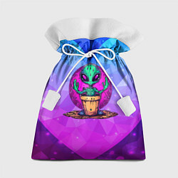 Подарочный мешок Кактус в виде инопланетянина