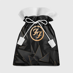 Мешок для подарков Foo Fighters golden poly, цвет: 3D-принт