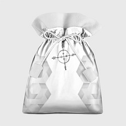 Мешок для подарков Megadeth white poly, цвет: 3D-принт