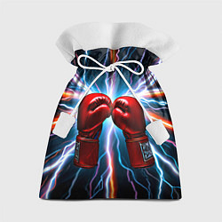 Подарочный мешок Бойцовские перчатки и молнии