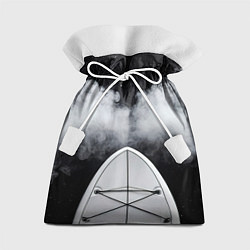 Подарочный мешок Sup-доска в чб