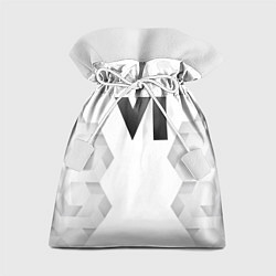 Мешок для подарков GTA 6 white poly, цвет: 3D-принт