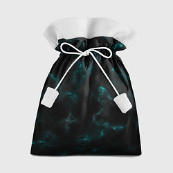 Подарочный мешок Color black turquoise
