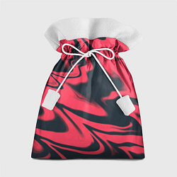 Подарочный мешок Color black red