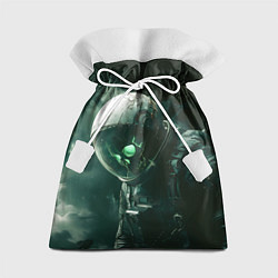 Мешок для подарков Скелет космонавта в космосе, цвет: 3D-принт
