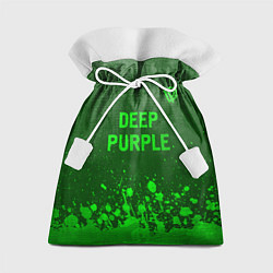 Мешок для подарков Deep Purple - green gradient посередине, цвет: 3D-принт