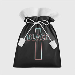 Мешок для подарков Black - cross, цвет: 3D-принт