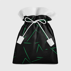 Подарочный мешок Color light green line
