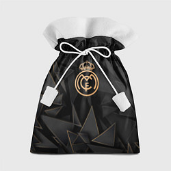 Мешок для подарков Real Madrid golden poly, цвет: 3D-принт