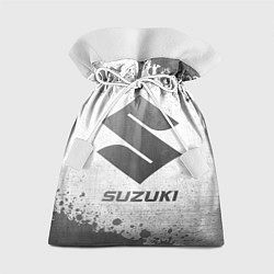 Мешок для подарков Suzuki - white gradient, цвет: 3D-принт