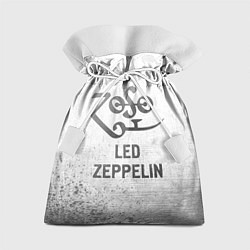 Мешок для подарков Led Zeppelin - white gradient, цвет: 3D-принт