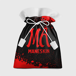 Мешок для подарков Maneskin - red gradient, цвет: 3D-принт