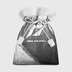 Мешок для подарков Need for Speed - grey gradient, цвет: 3D-принт
