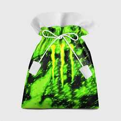 Подарочный мешок Monster energy кислотное лого