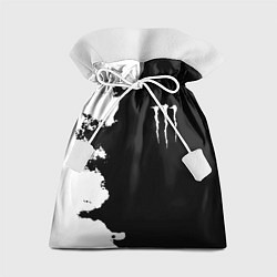 Подарочный мешок Monster energy краски белые