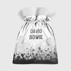 Мешок для подарков David Bowie - white gradient посередине, цвет: 3D-принт