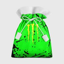 Подарочный мешок Monster energy кислотные брызги