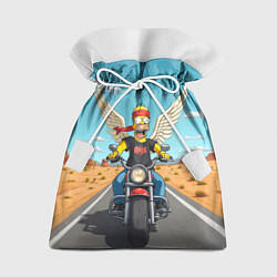 Мешок для подарков Летящий в даль Гомер - Ария, цвет: 3D-принт