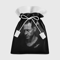 Мешок для подарков Честер Беннингтон - легенда, цвет: 3D-принт