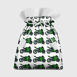 Подарочный мешок Motorbike green