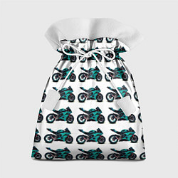 Подарочный мешок Motorbike light blue