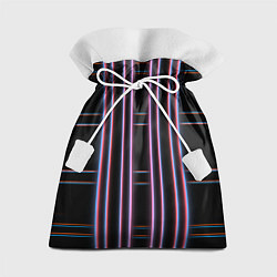 Подарочный мешок Neon red blue black