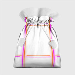 Подарочный мешок Neon white orange pink