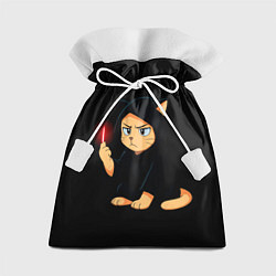 Мешок для подарков Котик ситх, цвет: 3D-принт