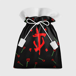 Подарочный мешок Doom rose pattern