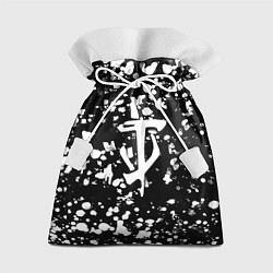 Подарочный мешок Дум белые брызги красок