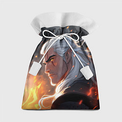 Мешок для подарков Ведьмак в аниме стиле, цвет: 3D-принт