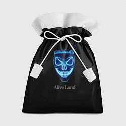 Мешок для подарков Neon skull cocktail, цвет: 3D-принт