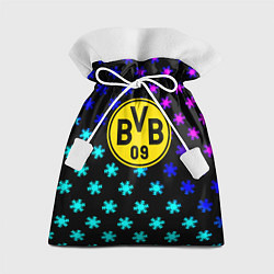 Подарочный мешок Borussia неоновые снежинки