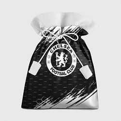 Подарочный мешок Chelsea штрихи красок текстура