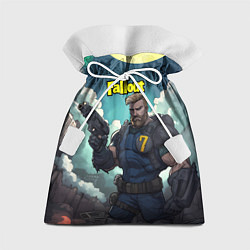 Мешок для подарков Fallout седьмой, цвет: 3D-принт