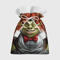 Мешок для подарков Шрек в деловом костюме, цвет: 3D-принт