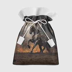 Подарочный мешок Конь на фоне бури