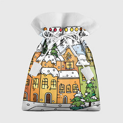 Подарочный мешок Новогодний снегопад