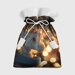 Подарочный мешок Лошадка под новогодней елкой