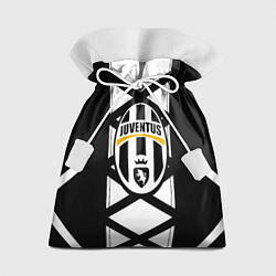 Подарочный мешок Ювентус геометрия полосы линии