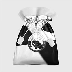 Мешок для подарков Реал Мадрид геометрия полосы, цвет: 3D-принт