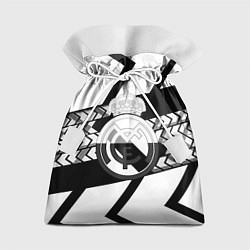 Мешок для подарков Реал Мадрид краски полосы, цвет: 3D-принт