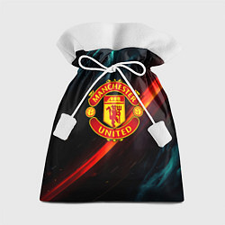 Подарочный мешок Манчестер Юнайтед абстракция